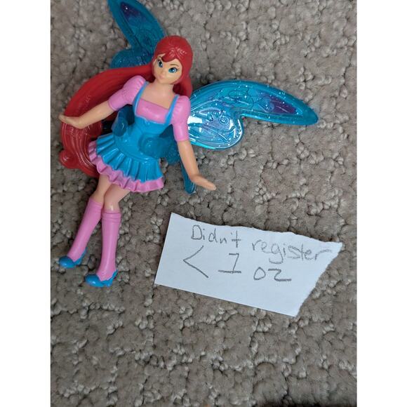 Winx club 2013 Bloom Fairy 3.25" McDonald's Action Figure removable wings - Picture 9 of 9